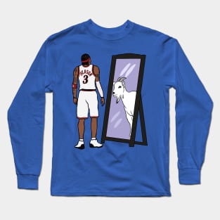 Allen Iverson Mirror GOAT Long Sleeve T-Shirt